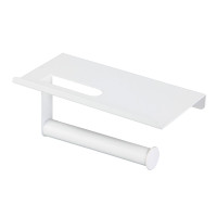 Wieszak na papier toaletowy SPARE, 18x10x8, kolor biały - 5908262431226