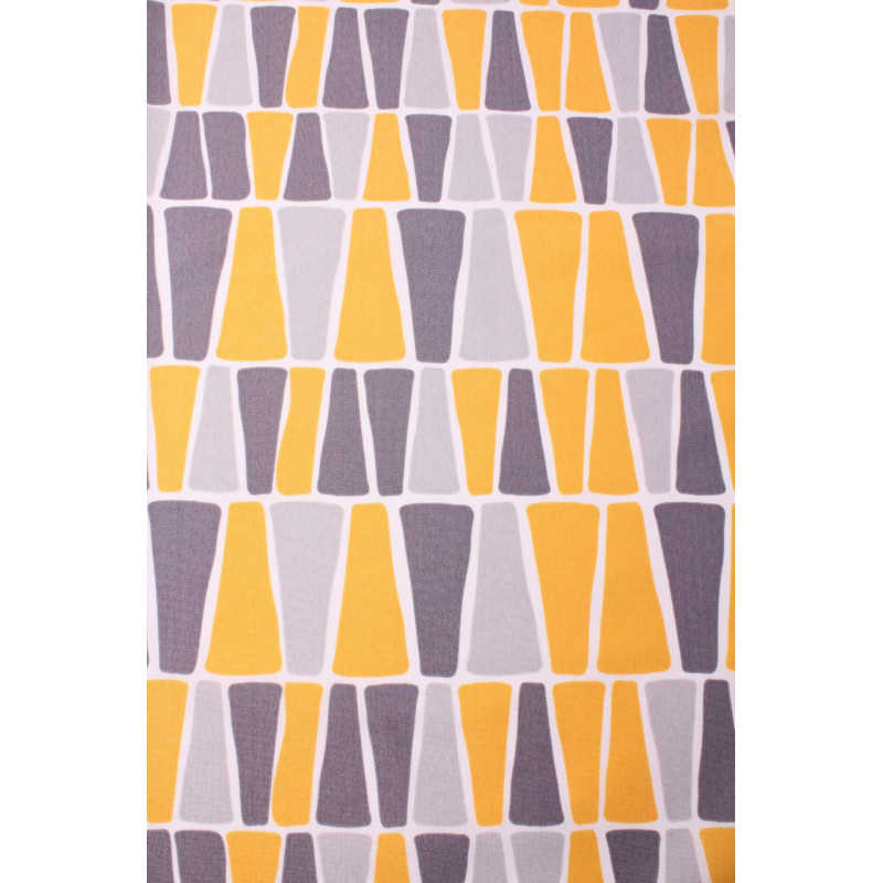 Tkolor druk SOLEIL DRUK szer 160 cm, kolor szaro - żółty - 5908262488725