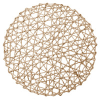 Podkładka CARTA, średnica 38 cm, kolor beżowy - 5908262450654