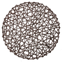 Podkładka CARTA średnica 38 cm, kolor brązowy - 5908262450630