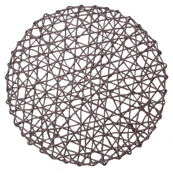 Podkładka CARTA, średnica 38 cm, kolor szary