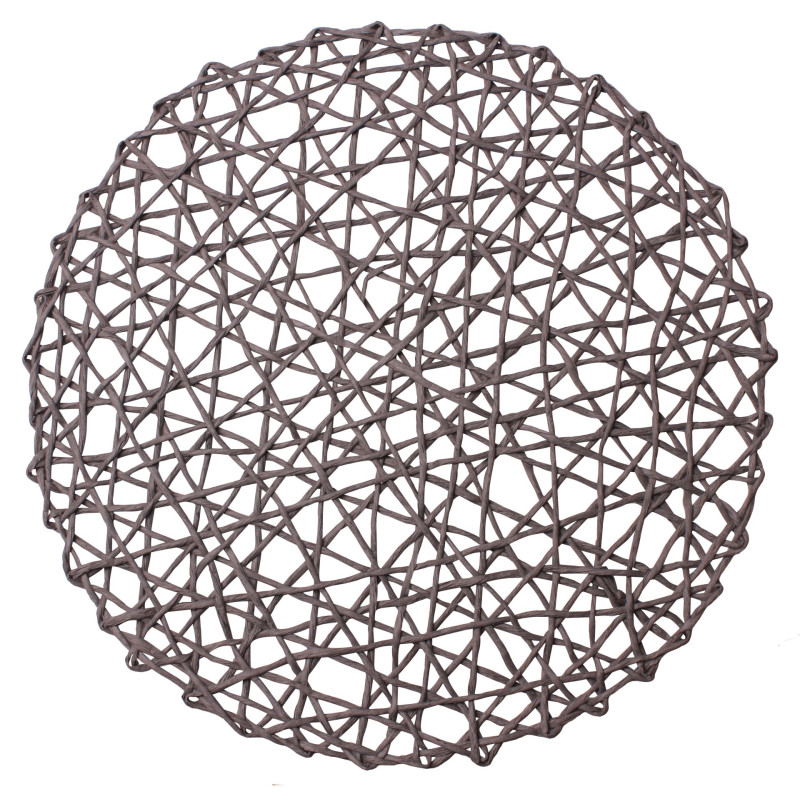 Podkładka CARTA, średnica 38 cm, kolor szary