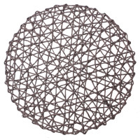 Podkładka CARTA, średnica 38 cm, kolor szary