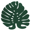 Podkładka stołowa Liść filc zielony urban jungle - 5908262432476