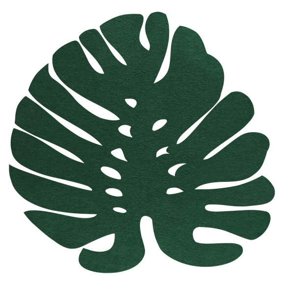 Podkładka stołowa Liść filc zielony urban jungle - 5908262432476