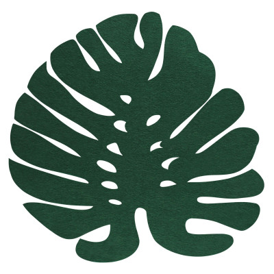 Podkładka stołowa Liść filc zielony urban jungle - 5908262432476