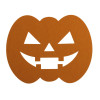 Halloween podkładka dynia pomarańcz filc 30x38 cm - 5903754814211