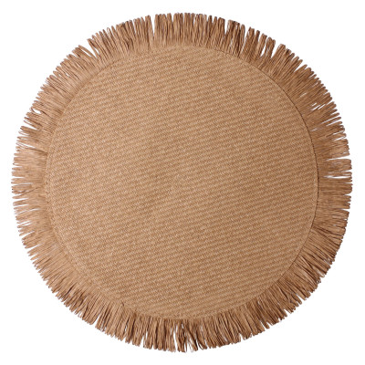 Podkładka na stół JOSE beż styl boho papier rozmiar 38 cm - 5903754823060