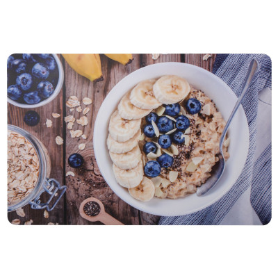 Podkładka mata na stół Avena PP banan borówki 43,5x28 cm - 5903754828935