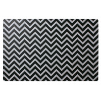 Podkładka ZYGZAK 43,5x28,2 cm, kol. biało-czarny - 5908262437952