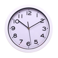 Zegar ścienny Bazo nowoczesny biały 30 cm - 5908262484277