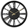 Zegar ścienny Erato śr. 30 cm czarny - 5903754817007