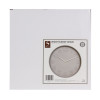 Zegar ści. GRIGIO kolor SZARY, śred - 25cm, gr 4cm  - mechanizm cichy  - 5908262425065