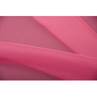 Woal gładki Diana 290 cm z ołowianką fuksja różowy - 5908262485328