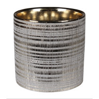 Osłonka ARNE ceramiczna, 13, 5x13, 5x13cm, ZŁOTA - 5908262447661