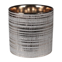 Osłonka ARNE ceramiczna, 13, 5x13, 5x13cm, ZŁOTA - 5903754802850