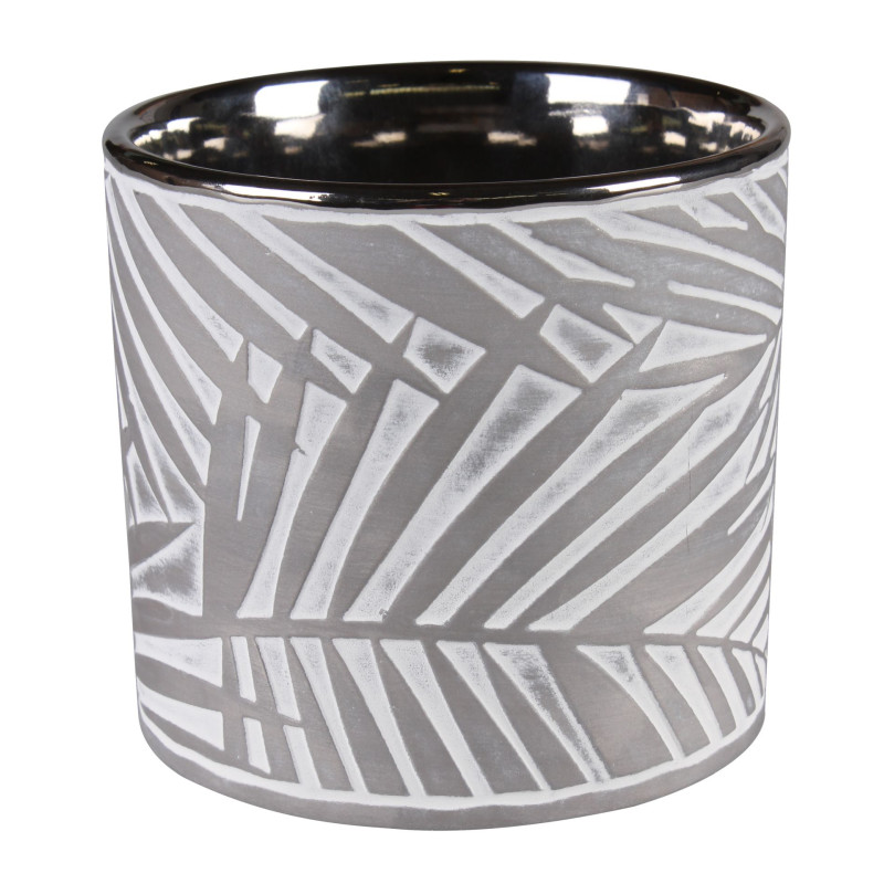 Osłonka SOREN ceramiczna, 12, 5x12, 5x12cm, SZARA - 5908262446404