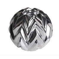 Świecznik HURON, 12, 5/12, 5/11, 5 cm, kolor srebrny - 5908262429742