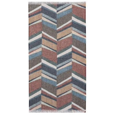 Dywan drukowany LOCO,natura 50x80cm, wielokolorowy bawełna - 5903754830341
