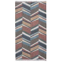 Dywan drukowany LOCO,natura 50x80cm, wielokolorowy bawełna - 5903754830341