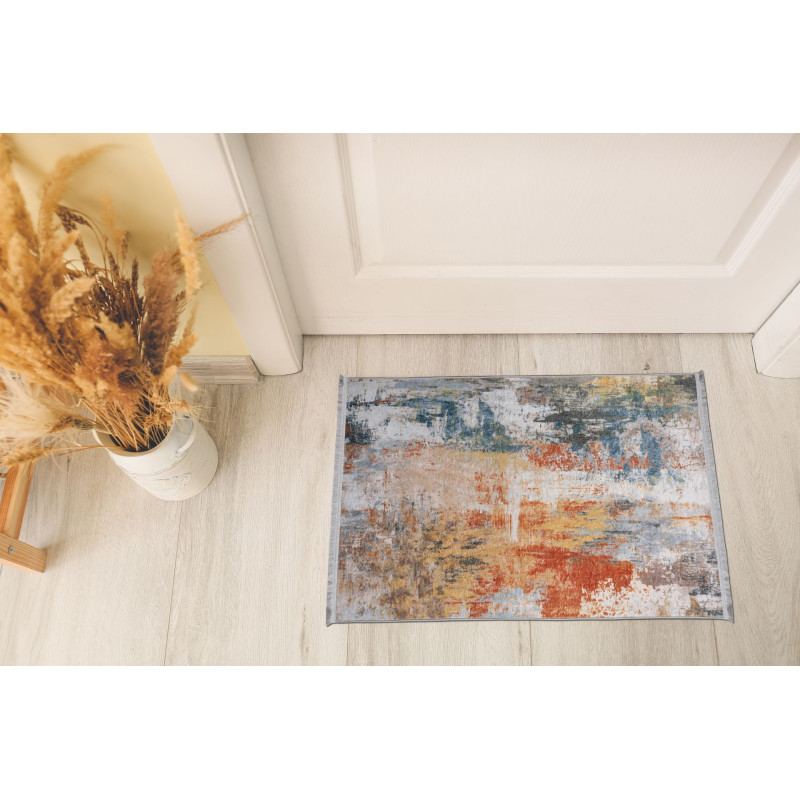 Dywan drukowany TEVE, petra 50x80cm, kol. beżowy multikolor - 5903754827709