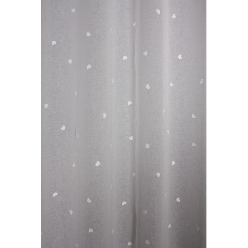 Firana z kółkami AMARE 140x245 cm, kolor biały  - 5908262449573