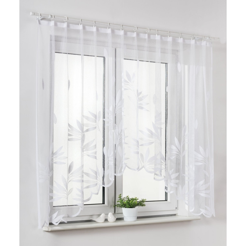 Firana żakardowa ANIKA, 300/150 cm, kol. biały - 5903754809965