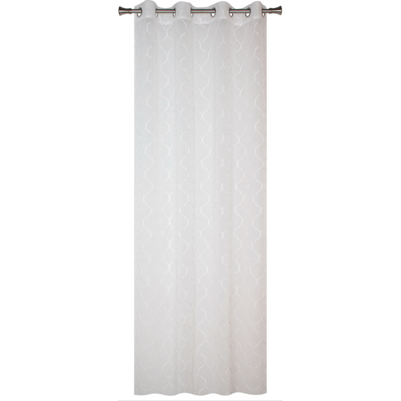 Firana Casablanca 140x260 cm biala  - 5908262445544