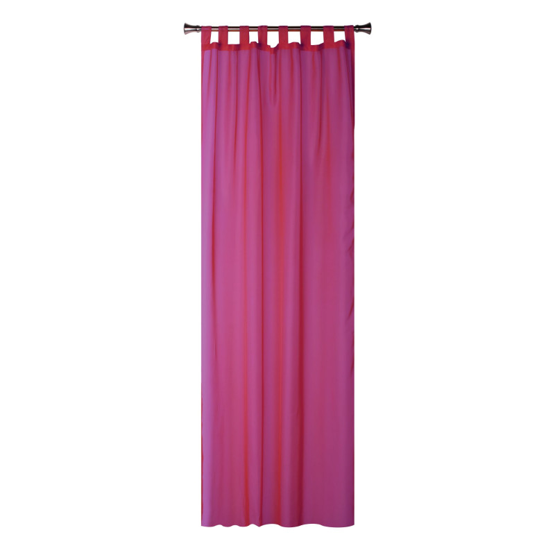Firana z patkami DIANA, 140x245 cm kolor amarant/111 - 5908262435293