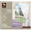Firana z patkami DIANA, 140x245 cm kolor amarant/111 - 5908262435293