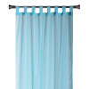 Firana z patkami DIANA 140x260 cm kolor turkusowy - 5903754803499
