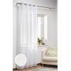 Firana z kółkami ELITE 140x260 cm kolor biały - 5908262444066