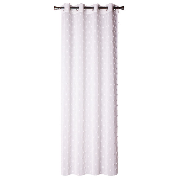 Firana z kółkami ELITE 140x260 cm kolor biały - 5908262444066