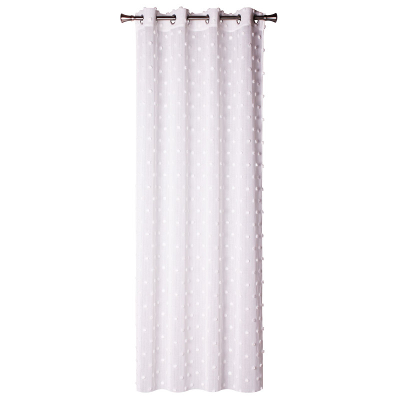 Firana z kółkami ELITE 140x260 cm kolor biały - 5908262444066