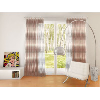 Firanka z szelkami FARO 140/245 cm kol czekoladowy - 5908262406507