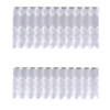 Komplet zazdrostek GIS, 45x150 i 60x150 cm biały - 5900386929726