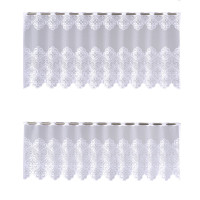 Komplet zazdrostek GIS, 45x150 i 60x150 cm biały - 5900386929726