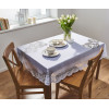 Obrus żakardowy VEGA rozm 110x150 cm kolor biały - 5900386935581