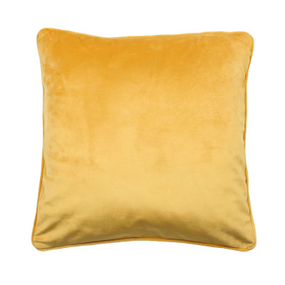 Poduszka VELVET 45x45 cm, kolor musztardowy