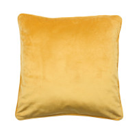Poduszka VELVET 45x45 cm, kolor musztardowy