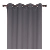 Zasłona z kółkami BLACKOUT 140x260cm kolor antracyt 11 - 5908262465283