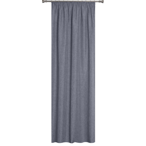 Zasłona FOCUS z taśmą 140/270 cm, kolor antracytowy - 5908262464316