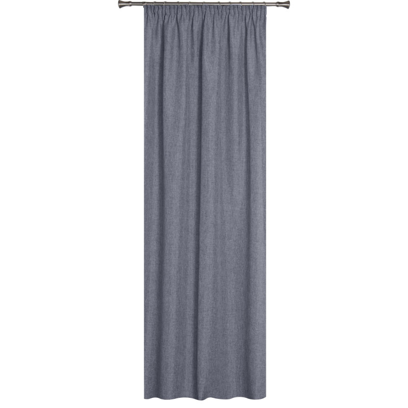 Zasłona FOCUS z taśmą 140/270 cm, kolor antracytowy - 5908262464316