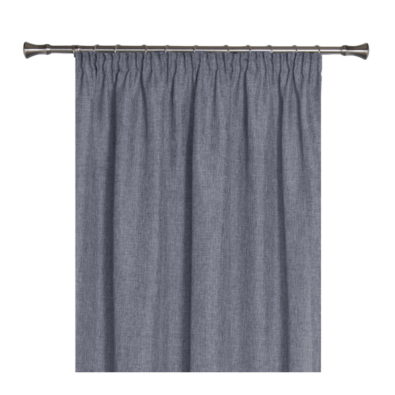 Zasłona FOCUS z taśmą 140/270 cm, kolor antracytowy - 5908262464316