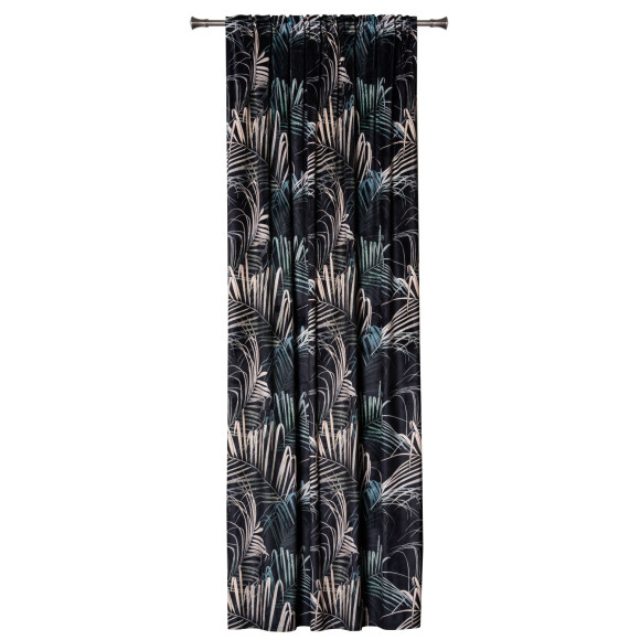 Zasł z taśmą SULU 140/260 cm kol. czarny - 5903754820984