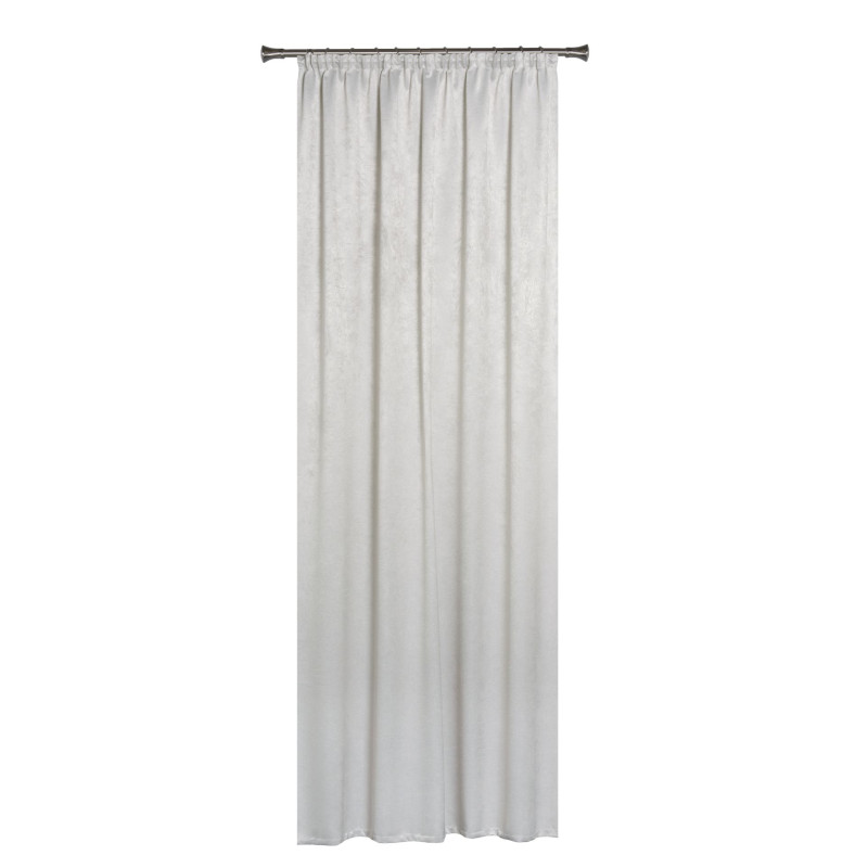 Zasłona gotowa York na taśmie 140x260 jasnoszary - 5903754800061
