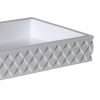 Mydelniczka ARMO, 12,5x8,5x2,5 cm, kol. biały - 5903754819032