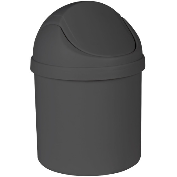Kosz na śmieci ARTU, 1,25L 13x20cm, kolor czarny