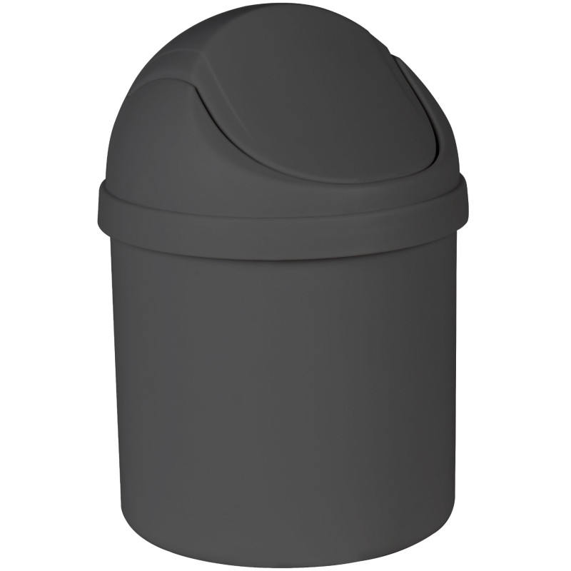 Kosz na śmieci ARTU, 1,25L 13x20cm, kolor czarny
