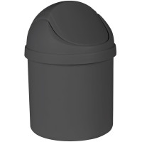 Kosz na śmieci ARTU, 1,25L 13x20cm, kolor czarny